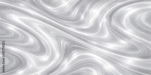 Abstract blue and gold flowing water background featuring luxury silk texture and smooth liquid satin waves in a soft fabric material design