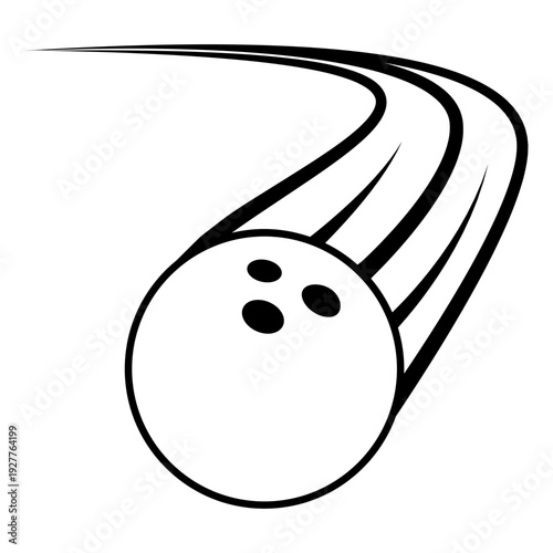 Bowling icon vector. Bowling ball Illustration sign. Bowling pins symbol. Sport logo.