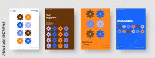 Modern Business Presentation Layout. Isolated Poster Design. Geometric Flyer Template. Report. Book Cover. Background. Brochure. Banner. Pamphlet. Journal. Portfolio. Advertising. Catalog. Notebook