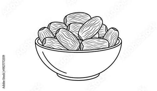 A bowl filled with almonds on a plain white surface for healthy snacking and nutrition