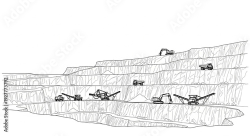 Birds Flying Over Water Sketch.