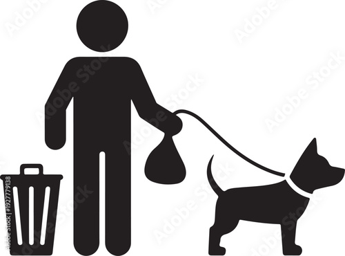 Clean after your dig vector sign