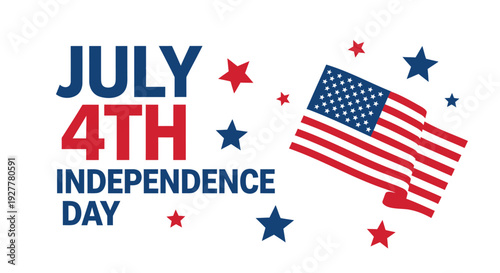 July 4th Independence Day icon set
