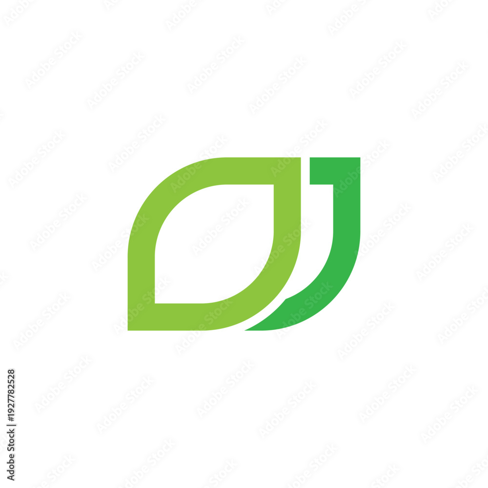 Obraz premium Green leaf illustration