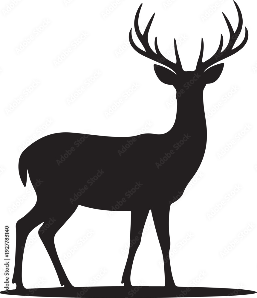 Obraz premium Deer vector illustration