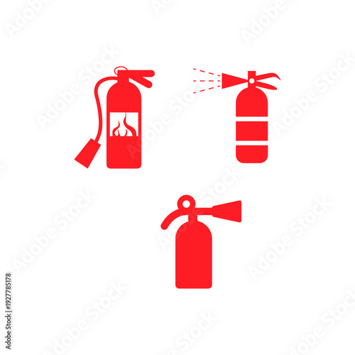 Fire Extinguisher Icon Sheet