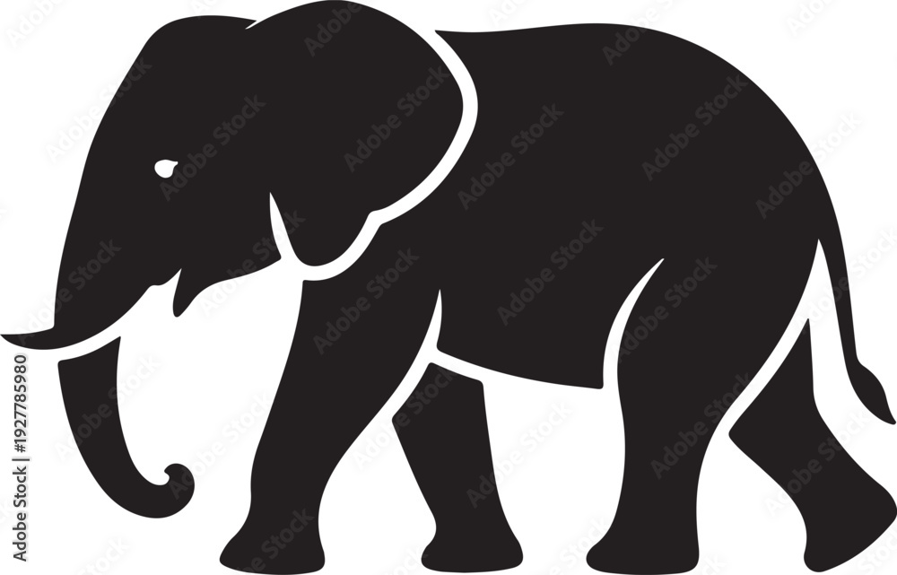 Obraz premium elephant icon illustration
