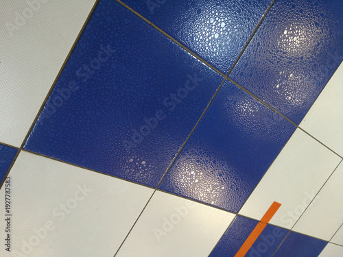 The Architecture backgrounds. Old ceramic tiles.