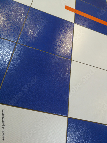 The Architecture backgrounds. Old ceramic tiles.