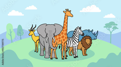 Diverse Wildlife Celebration for World Wildlife Day