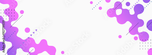 モダンなグラデーション流体抽象幾何学背景