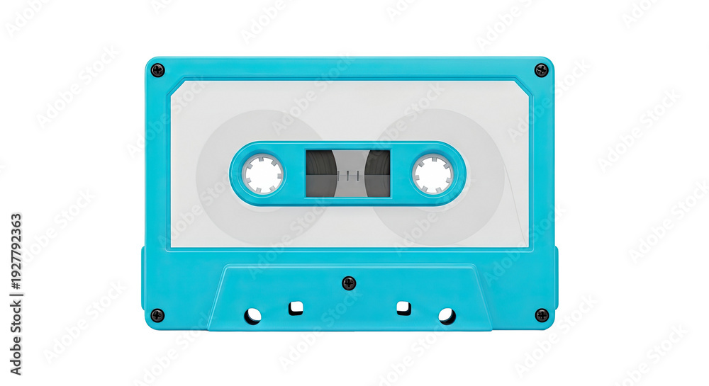 Fototapeta premium Turquoise Audio Cassette Tape