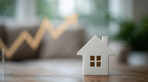 House with Growth Arrow: A ...