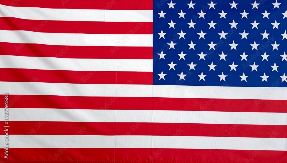 Fototapeta premium United States national flag with stars and stripes.