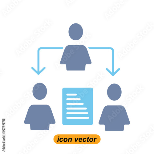 assign icons. Flat illustrations of assign vector icons for the web. Vector illustrations of company icons.