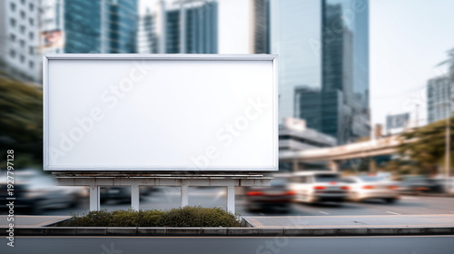 Urban Canvas: A blank billb...