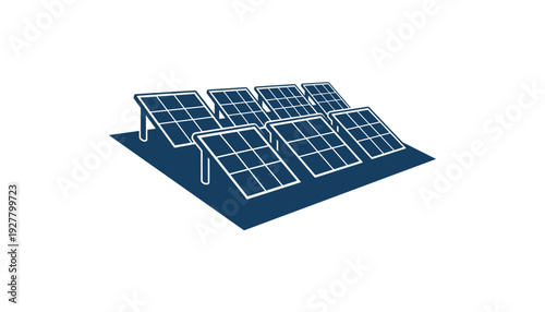 Solar panels on a rooftop generating clean energy efficiently