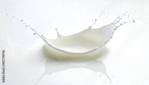 Milk Splash Droplet Liquid Motion.