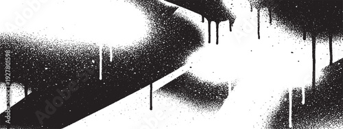 graffiti balck and white grainy sparay paint texure 