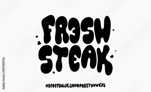 Modern Bold Heavy Font. Typography urban style alphabet fonts for fashion, sport, technology, digital, movie, logo design, vector illustration, uppercase