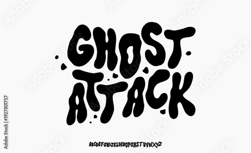 Modern Bold Heavy Font. Typography urban style alphabet fonts for fashion, sport, technology, digital, movie, logo design, vector illustration, uppercase