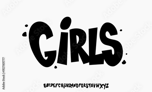 Modern Bold Heavy Font. Typography urban style alphabet fonts for fashion, sport, technology, digital, movie, logo design, vector illustration, uppercase