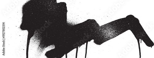 abstract street graffiti design paint splatter effect