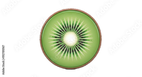 Close-up of a kiwi fruit slice