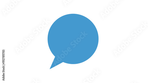 Minimalist digital chat icon representing communication and messaging concepts