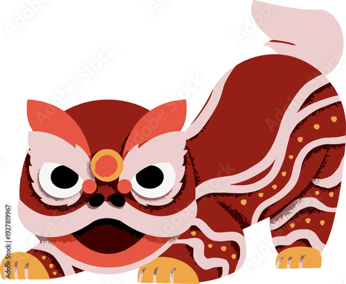 Lion Dance Performance Animal.