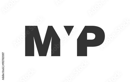 Free Download MYP logo design. Initial letter M Y P bold font style for tech startups, consulting, corporate branding. Creative company name, headlines typography identity, trendy logotype. - GFXLoad