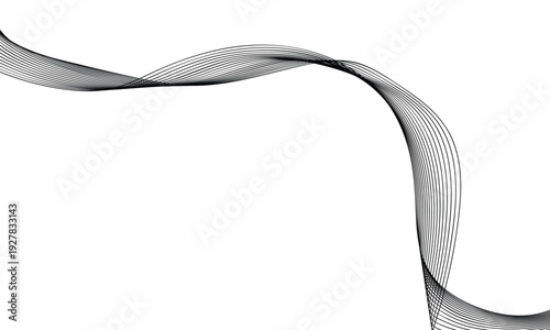 black and white wavy lines