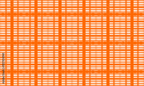 orange and white background, Diagonal grid Tile. Vector Diagonal Chess orange White Tile, orange rectangle block on white background seamless repeat pattern, replete image design for fabric printing