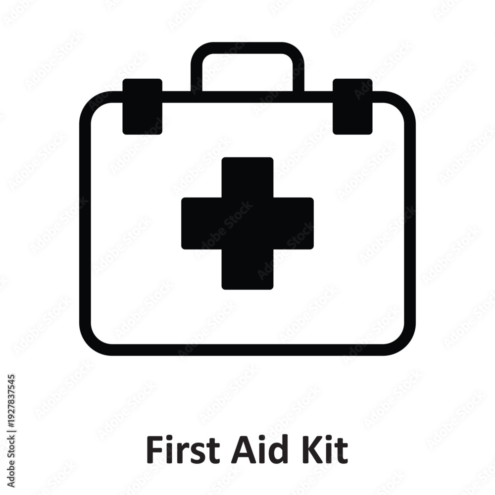 Fototapeta premium First Aid Kit Vector icon which can easily modify or edit