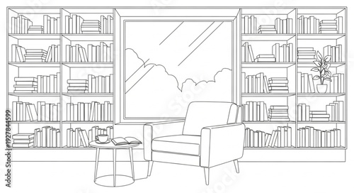 Living Room Interior Design Blueprint.