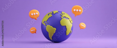 Global communication and information exchange through diverse media platforms inspires connection and engagement