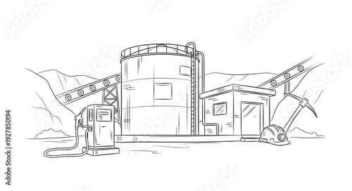 Old Abandoned Ruined Castle Building.