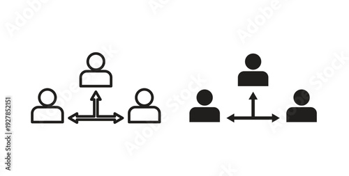 Third party icon symbol vector graphic designs on white. Best for ui Design