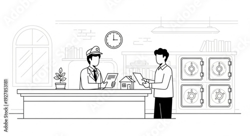 Police Officer Interacting with Citizen.