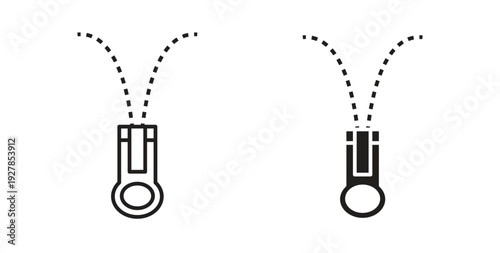Zip icon symbol vector graphic designs on white. Best for ui Design