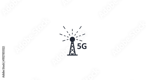 5G Cellular Tower Signal Transmission Technology.