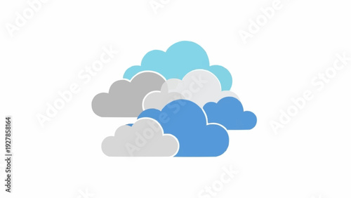 Clouds in the sky are white.