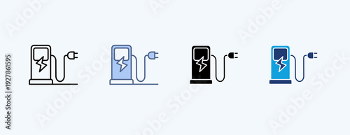 Mailbox Multiple Icon Illustration Vector