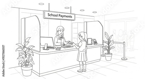 Sketch of Florist Shop Counter.