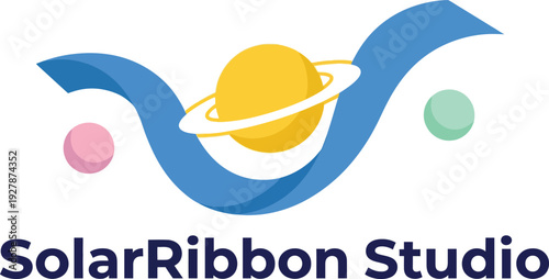 Minimalist Professional Logo for RingWave Media Company Branding Concept Vector Illustration