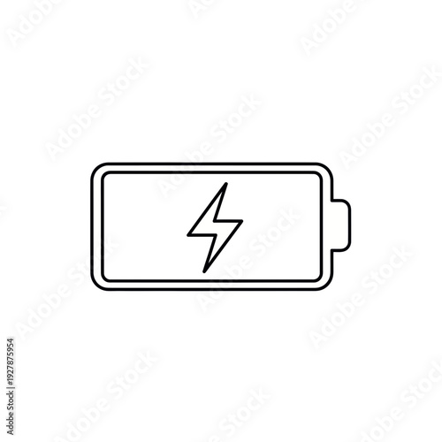 Battery icon with lightning bolt symbolizing energy and power Free Download Battery icon with lightning bolt symbolizing energy and power - GFXLoad