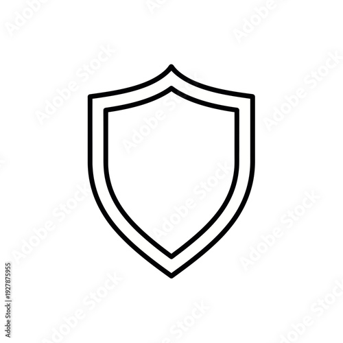 Free Download Modern shield icon for protection and security concepts - GFXLoad