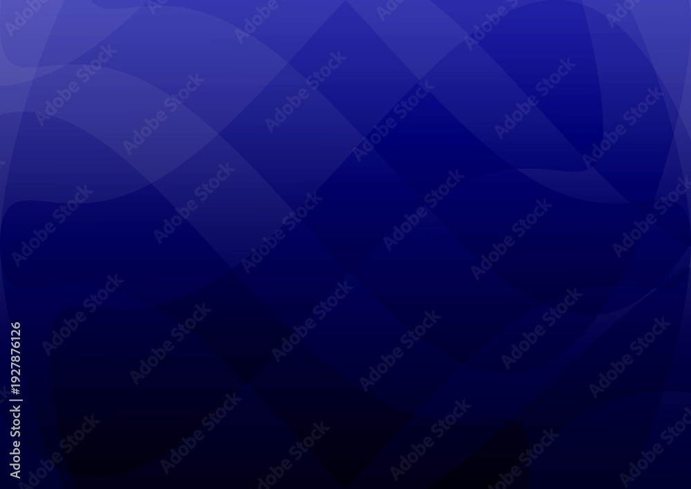 Obraz premium Abstract dark navy blue background featuring fluid overlapping wave shapes and soft gradients. Elegant minimalist vector design for professional corporate backdrops and banners.