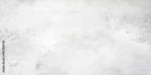 An abstract grunge background featuring a white marble texture with a cold, grey stone pattern and a weathered cement surface reminiscent of old paper or winter ice