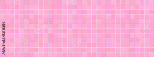 Tile checkered background for bathroom pink seamless and square mosaic pastel. Grid toilet vector for abstract banner pool and pattern ceramic white. Tile kitchen party for bathroom wall backdrop.